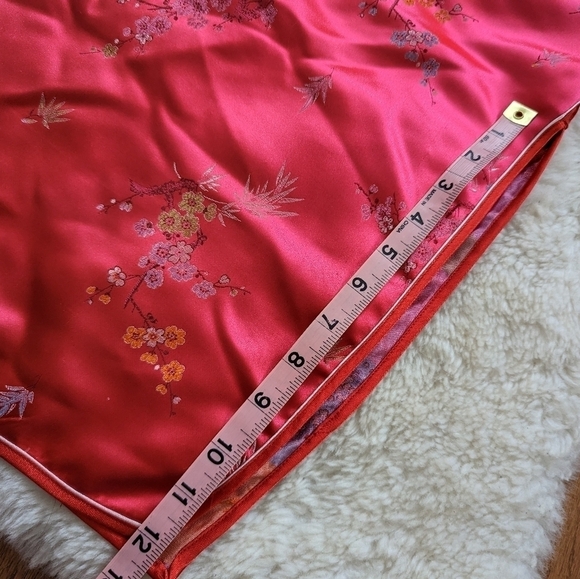 Vintage Chinese cheongsam dress Red women's Small - Picture 13 of 16